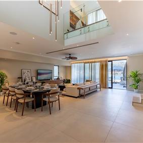 Selection of 5 bedroom seafront villas with heated pool on Ciovo near Trogir, sleeps 10